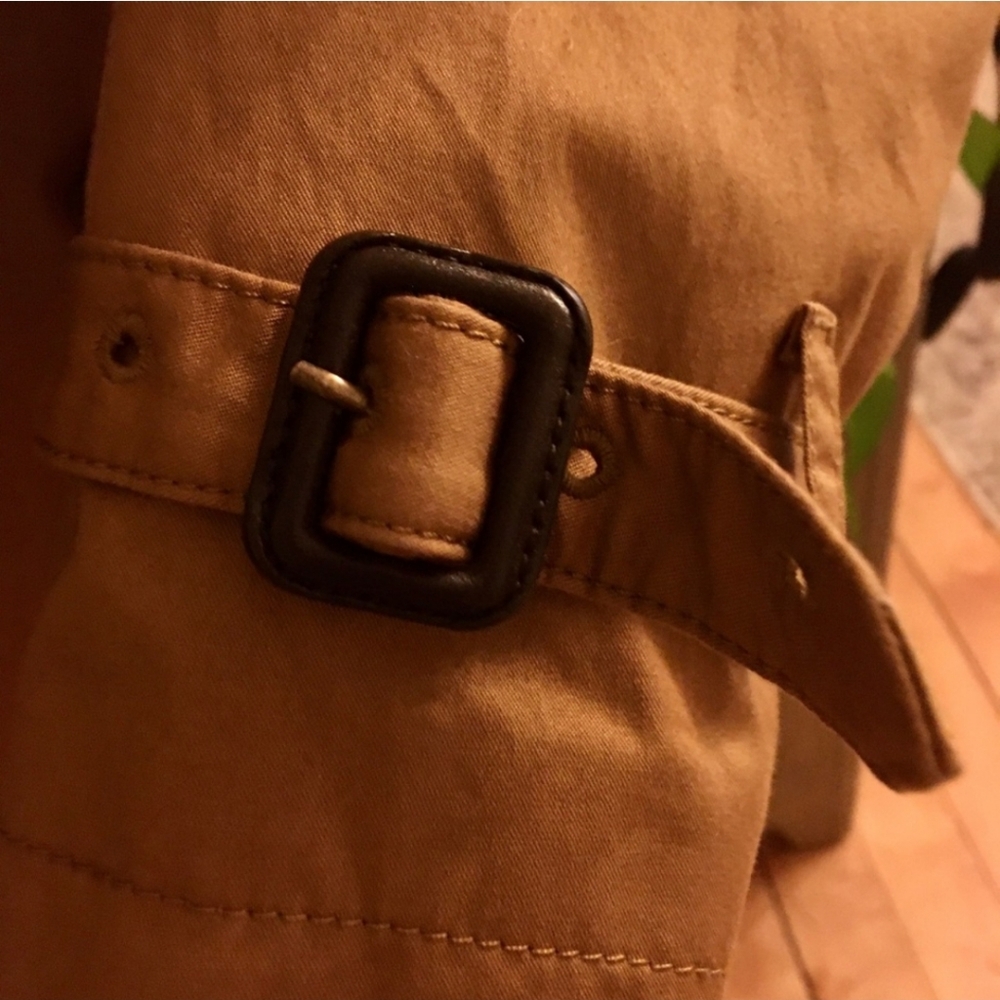 J. Crew City Trench Coat, camel, size 4 - Picture 3 of 13